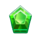 diamond dazzle green symbol icon