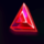 diamond dazzle red symbol icon