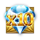 diamond desire deluxe wild 5 symbol icon