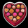diamond explosion sweet love chocolate symbol icon