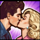 diamond explosion sweet love kissing symbol icon