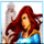 diamond force woman head symbol icon