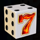 diamond freeze dice 7 symbol icon