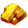 diamond hits trio instastrike gold bars symbol icon