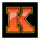 diamond inferno k symbol icon