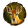 diamond king gorilla deer symbol icon