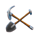 diamond mine extra gold tools symbol icon