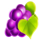 diamond plus valentines edition grapes symbol icon