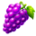 diamond shine grape symbol icon
