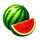 diamond shine watermelon symbol icon