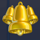 diamond shot bell symbol icon