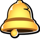 diamond sparks bell symbol icon