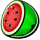 diamond sparks watermelon symbol icon