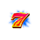 diamond strike normal 7 symbol icon
