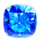 diamond supercharge blue gem symbol icon