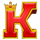 diamond supercharge k symbol icon