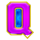diamond supercharge q symbol icon