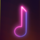 diamond symphony musical note 5 symbol icon