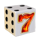 diamonds fortune dice 7 symbol icon