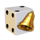 diamonds fortune dice bell symbol icon