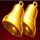 diamonds power hold and win bells symbol icon