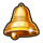diamonds up bell symbol icon