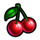 diamonds up cherry symbol icon