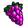 diamonds up grapes symbol icon