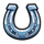 diamonds up horseshoe symbol icon