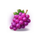 dice and drop grapes symbol icon