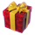 dice and roll christmas edition gift symbol icon