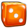 dice gold 243 3 symbol icon