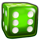 dice gold 243 6 symbol icon