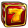 dice gold 243 seven die symbol icon