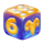 dice jungle six symbol icon