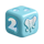 dice jungle two symbol icon