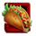 diegos spicy truck taco symbol icon