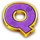 dinero n oro q symbol icon