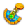 dinero n oro superbonus fan charm symbol icon