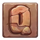 dino drop q symbol icon