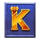dionysus golden k symbol icon