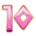 dionysus party pink ten symbol icon