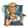 dirty dates tennis lady symbol icon