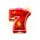 disco night red seven symbol icon