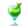 disco party mocktail green symbol icon