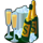 dishes to riches champagne symbol icon