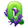 divers paradise green coral q symbol icon