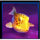 divers paradise yellow fish symbol icon