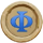 divine bolt phi symbol icon