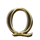 divine fortune gold q symbol icon